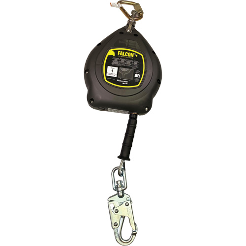 Cordage de s&eacute;curit&eacute; autor&eacute;tractable Falcon +, 30', Acier galvanis&eacute;, Pivotant Equipment World