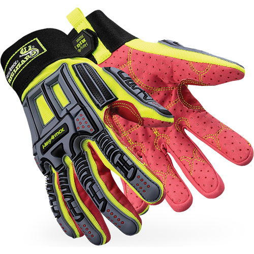 Rig Lizard&reg; 2028X Cut-Resistant Gloves, 6/X-Small, Synthetic/HPPE Palm, Elastic/Hook & Loop Cuff Equipment World