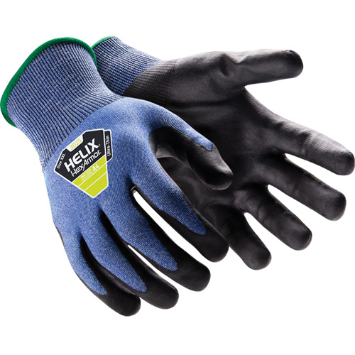 Gants r&eacute;sistants aux coupures Helix 3025, Taille 6/T-petit, Calibre 21, Rev&ecirc;tement Mousse de nitrile, Enveloppe en PEHP, ASTM ANSI niveau A4 Equipment World