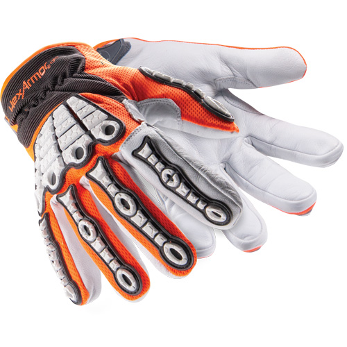 Chrome SLT&reg; Oasis 4073 Impact Gloves, 6/X-Small, Goatskin Palm, Hook & Loop Cuff Equipment World