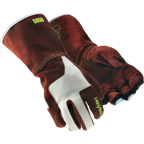 HeatArmor&reg; 5050 Welding Gloves, Split Cowhide, Size Small/7 Equipment World