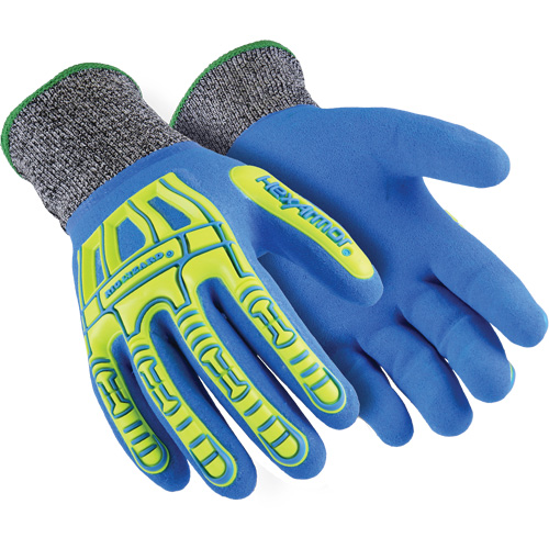 Gants r&eacute;sistants aux coupures Rig Lizard Fluid 7102, Taille 5/2T-petit, Calibre 13, Rev&ecirc;tement Nitrile, Enveloppe en Fibre de verre/PEHP, ASTM ANSI niveau A4 Equipment World