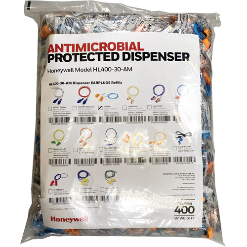 FF-30 Earplugs Refill for HL400 Dispenser, Bulk - Polybag, Corded Equipment World