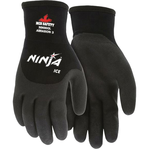 Ninja&reg; Ice Insulated Winter Gloves, Medium, HPT Coating, 15 Gauge, Nylon Shell Equipment World
