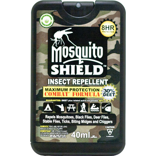 Pocket-Sized Mosquito Shield Insect Repellent, 30% DEET, Spray, 40 ml Equipment World
