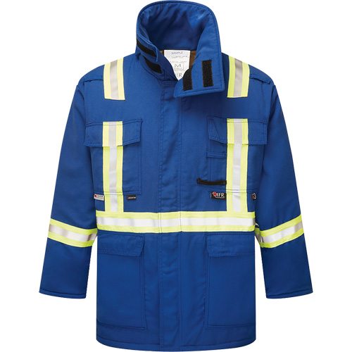 Westex&reg; DH Antistatic 6.5 oz. Flame Resistant Insulated Parka, Medium, Royal Blue Equipment World