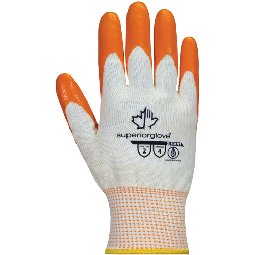 Gants Dexterity, 6/T-petit, R&ecirc;vetement Mousse de nitrile, Calibre 15, Enveloppe en Coton Equipment World