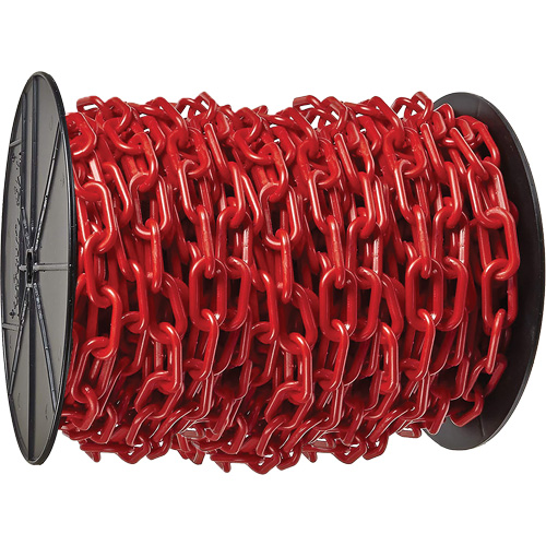 Heavy-Duty Plastic Safety Chain, Red Equipment World