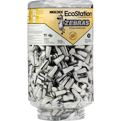 Zebras Disposable Earplugs Refill for EcoStation&reg;  Earplug Dispenser, Bulk - Canister Equipment World