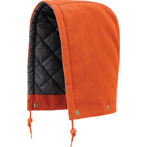 539 Hood for Quilted Safety Parka, Bomber or Coverall, Orange, Cotton Equipment World
