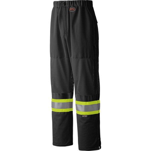 6003BKP Traffic Safety Pants, Polyester, Small, Black Equipment World
