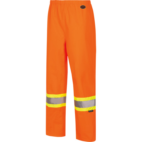 5627W Women's Waterproof Bib Pants, Polyester/Polyurethane, X-Small, High Visibility Orange Equipment World