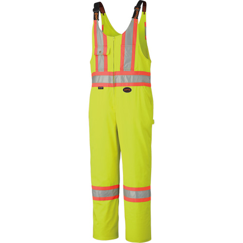 6616T Combinaison robuste haute visibilit&eacute;, Poly-coton, 40 (grand taille), Jaune lime haute visibilit&eacute; Equipment World