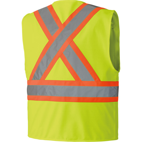 6689 High-Visibility Vest, High Visibility Lime-Yellow, 4X-Large, Polyester Equipment World
