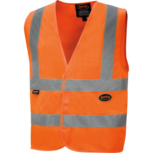 6885 High-Visibility Tricot Safety Vest, High Visibility Orange, Small, Polyester Equipment World