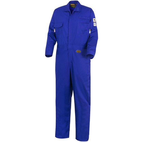 7779T FR-Tech&reg; 88/12 Arc Rated Flame Resistant Coveralls, Size 40 (Tall), Royal Blue, 10 cal/cm² Equipment World