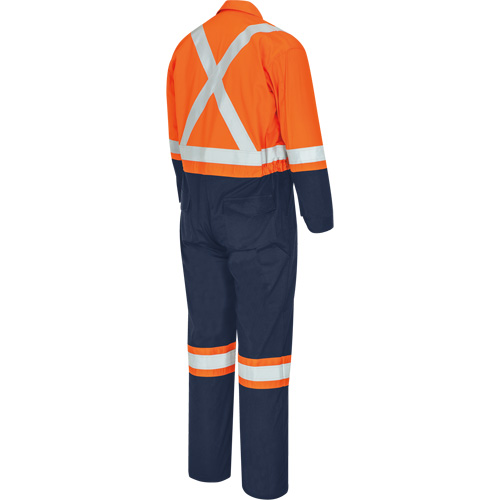 7702BBT FR-Tech&reg; 2-Tone Safety Coverall, Size 40 (Tall), Navy Blue/Orange, 10 cal/cm² Equipment World