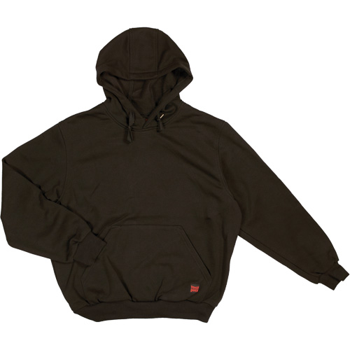 Water Repellent Fleece Pullover Hoodie, Men's, Small, Black Equipment World