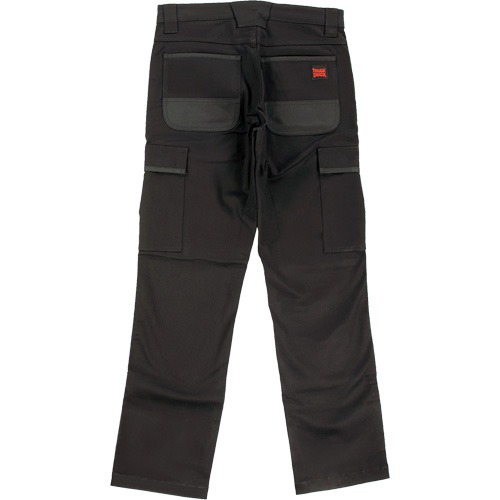 WP100 Work Pants, Cotton/Spandex, Black, Size 2, 30 Inseam Equipment World