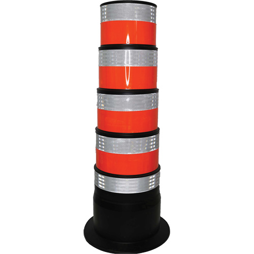 Channelizer, 47.25" High, Orange/White Equipment World