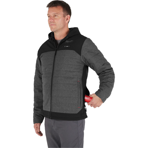 M12 Heated Quietshell Jacket with Battery, Men's, Small, Grey Equipment World