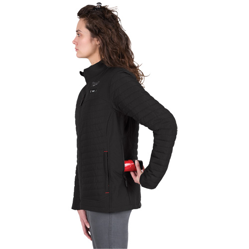 M12 Heated Axis Jacket with Battery, Women's, Large, Black Equipment World