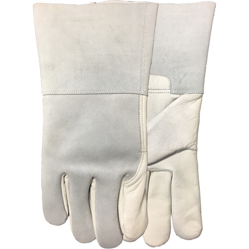 2757E Fabulous Fabricator Fitter's Gloves, Small, Grain Cowhide Palm, Cotton Fleece Inner Lining Equipment World