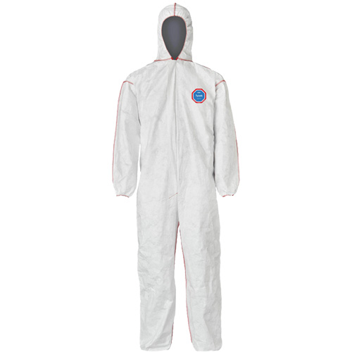 SFR Coveralls with Hood, Medium, White, Tyvek&reg; 400 Equipment World