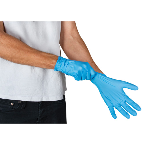 Vending Pack Disposable Gloves, Small, Nitrile, 4.5-mil, Powder-Free, Blue, Class 2 Equipment World