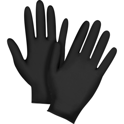 Vending Pack Disposable Gloves, Medium, Nitrile, 5-mil, Powder-Free, Black, Class 2 Equipment World