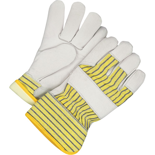 Lined Fitter's Gloves with Safety Cuff, 3X-Large, Grain Cowhide Palm, Thinsulate Inner Lining Equipment World