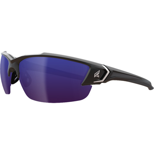 Khor G2 Safety Glasses, Blue Mirror Lens, Anti-Scratch/Polarized, ANSI Z87+/MCEPS GL-PD 10-12/Meets/Exceeds CSA Z94.3 Equipment World