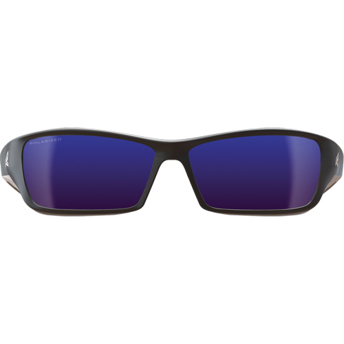Reclus Safety Glasses, Blue Mirror Lens, Anti-Scratch/Polarized, ANSI Z87+/MCEPS GL-PD 10-12/Meets/Exceeds CSA Z94.3 Equipment World
