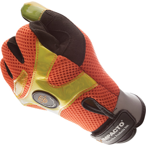 High-Visibility Anti-Vibration Air Gloves, Size Medium/8 Equipment World