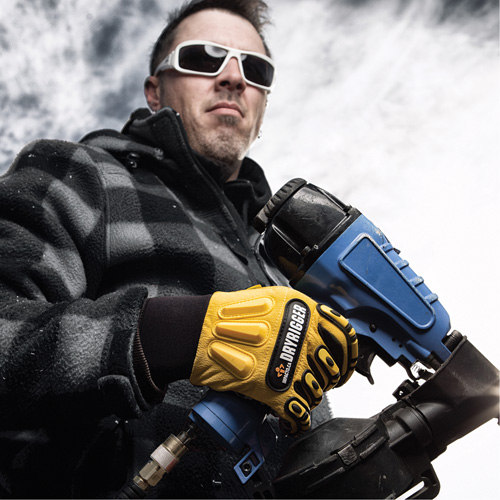 The Original Dryrigger Gloves, 7/Small, Suede Palm, Slip-On Cuff Equipment World