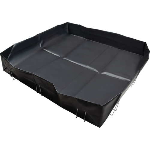 Wire Bracket Berm, 268 US gal. Capacity, 6' W x 8' L x 12" H, L-Bracket Equipment World