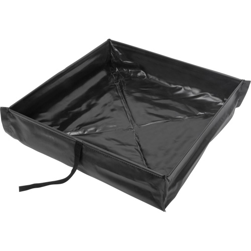 Collapsible Roll-Up Spill Berm, 15 US gal. Capacity, 2' W x 2' L x 6" H Equipment World