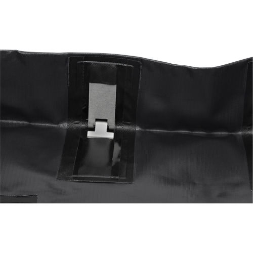 Collapsible Berm, 30 US gal. Capacity, 3' W x 3' L x 6" H, Snap-Up Bracket Equipment World