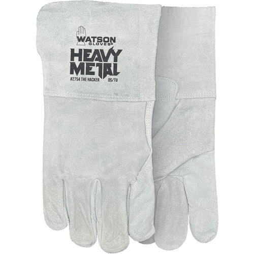 The Hacker Welding Gloves, Split Cowhide, Size One Size Equipment World