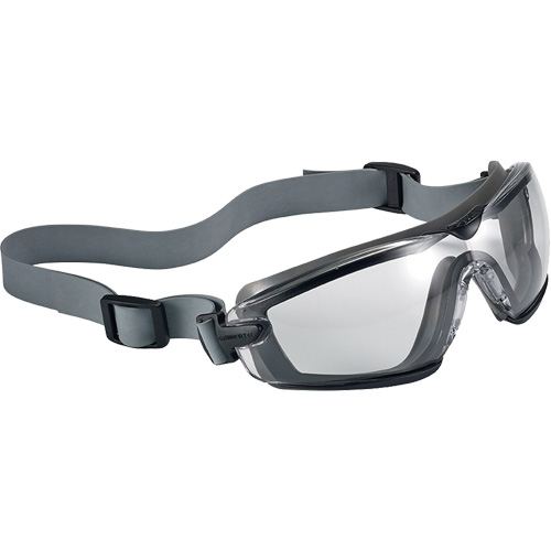 Cobra TPR Compact Safety Goggles, Clear Lens, Anti-Fog/Anti-Scratch, Closed Vent Equipment World