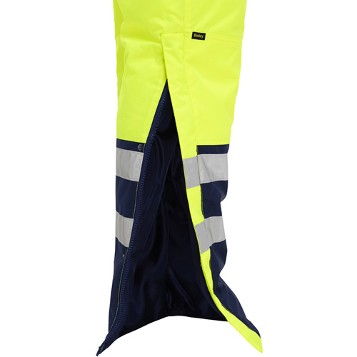 Bisley&reg; Extreme Cold Bib Overall, Polyester, Small, High Visibility Lime-Yellow Equipment World