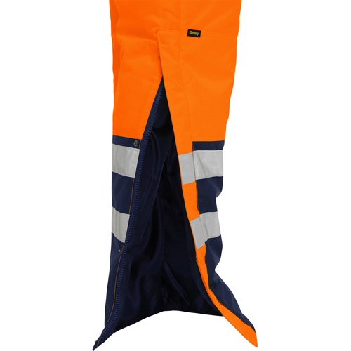Bisley&reg; Extreme Cold Bib Overall, Polyester, Small, High Visibility Orange Equipment World