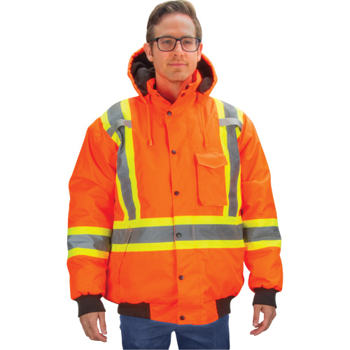 Waterproof 7-in-1 Winter Parka, High Visibility Orange, Medium Equipment World