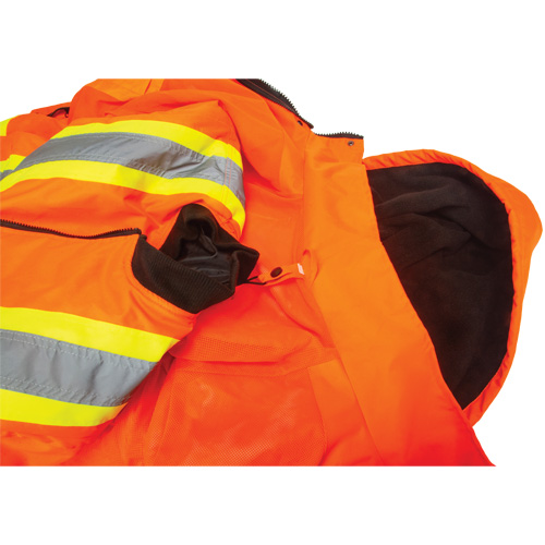 Waterproof 7-in-1 Winter Parka, High Visibility Orange, Medium Equipment World