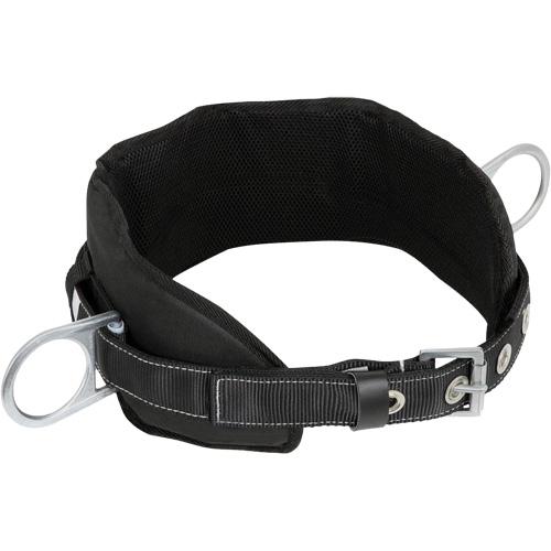 WB-6020-M Safety Positioning 2 Side D-Rings Belt with Padded Lumbar Support - Medium Equipment World