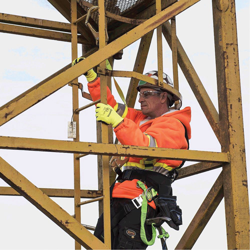 SA-54022-4 Shock Absorbing Lanyard, 4', Form Hook Center, Snap Hook Leg Ends, Polyester Equipment World