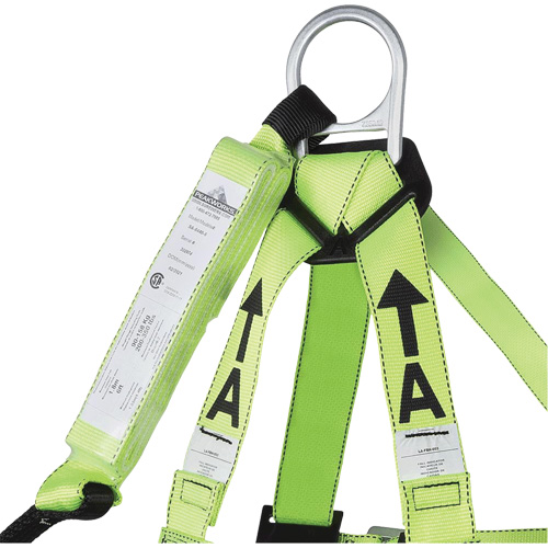 FBH-10000A5440-4 4' Class A Harness & Lanyard with 220 lbs. Capacity, Harness/Lanyard Combo Equipment World