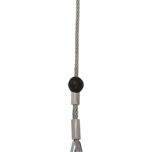 SRL-73302-40LE Cordage de s&eacute;curit&eacute; autor&eacute;tractable, 40', Acier galvanis&eacute;, Pivotant Equipment World