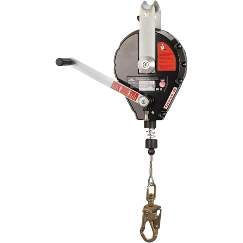 SRL-73303-60 Cable Self-Retracting Lifeline with Recovery, 60', Galvanized Steel, Swivel Equipment World