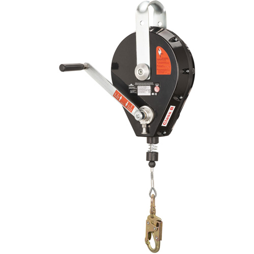 SRL-73303-96 Cable Self-Retracting Lifeline with Recovery, 96', Galvanized Steel, Swivel Equipment World